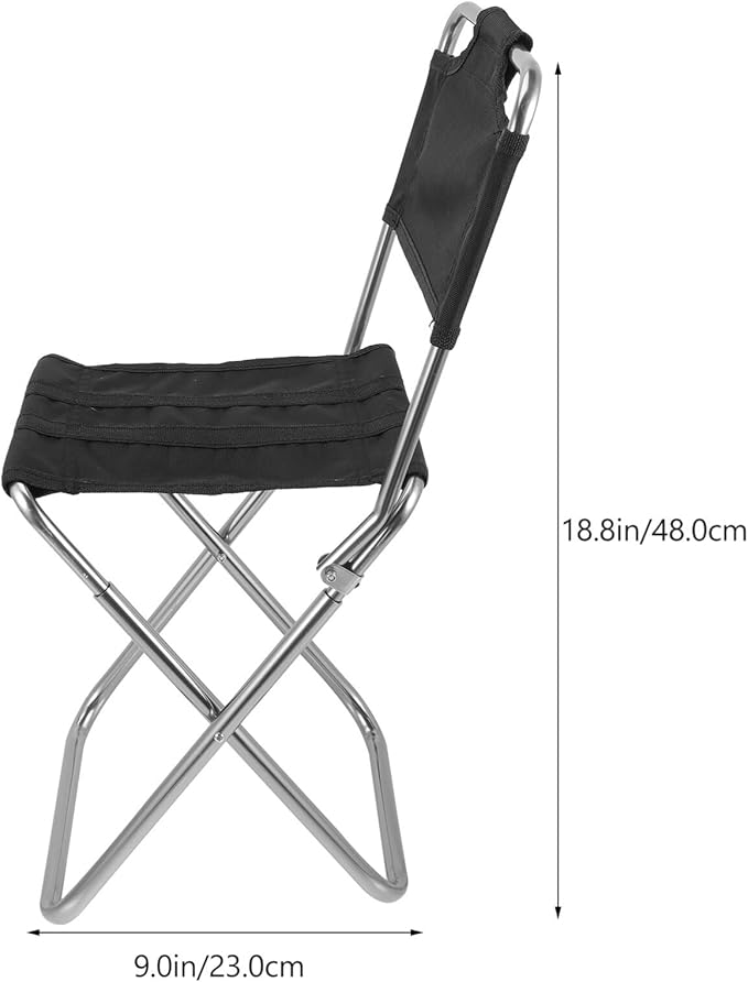 GANAZONO Fishing Folding Chair Folding Beach Chair Collapsing Stool Pliante Dos Door Camping Accessories Picnic Chairs Folding Fisherman Chair Portable Seat Camping Folding Chair Polyester