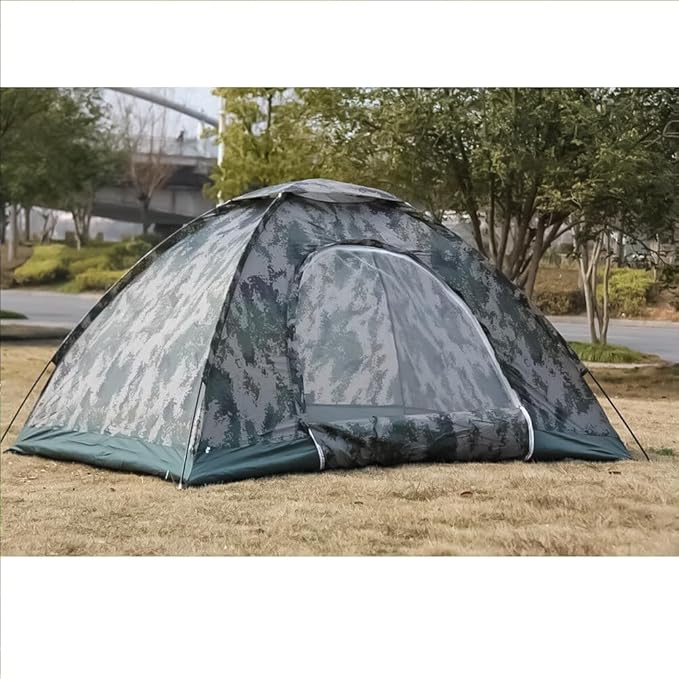 Outdoor Camping Tent Outdoor Tent Waterproof Against Rain Flies Lightweight Backpack Tent for Backpacking and Hiking Camping Outdoor Accessories Fully Covered Ten