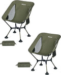 WildCall Ultralight Compact Camping Chair Quick Setup Frame Beach Chair with Anti-Sink Large Feet