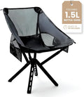 Campster2 Folding Camping Chair – Portable High Chair | 265 Lbs Capacity | Camping Essentials for Beach Hiking &amp Car Camping | Compact Outdoor Chair with Carry Bag | Comfortable &amp Durable (Bl
