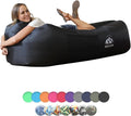 WEKAPO Inflatable Couch Air Lounger Chair - Camping &amp Beach Accessories Portable Blow up Sofa for Hiking Lawn Indoor/Outdoor Movies &amp Music Festivals. Lightweight and Easy to Set Up Air Ham