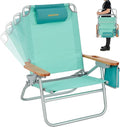 #WEJOY Folding Webbed Lawn Beach Chair - Heavy Duty Portable Outdoor Chair with Hard Armrest for CampingGardenConcertsFestivals and Sand Picnic BBQ265 LBS