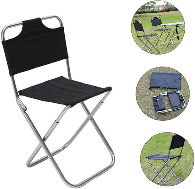 SUPVOX 1pc Foldable Stool for Outdoor Use Lightweight Portable Chair for Camping Fishing Sports
