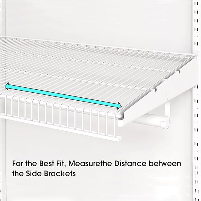 Wire Shelf Covers Suitable for Pantry Wire Rack 0.25 Thick PVC Faux Wood Grain Faux Wood Shelf Covers Set of 5 (26W*12D Inch)