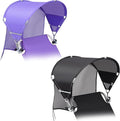 Universal Chair Umbrella Canopy UPF 50+ Chair Sun Shade Attachment with Adjustable Clamp Fits Most Brands’ Beach Camping Lawn Wheelchair Tanning Zero Gravity Lounge Fishing Chairs Patented