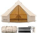 Canvas Bell Tent Yurt Tent 4 Seasons for Camping 100% Cotton Glamping Tents with Stove Jack Family Camping Outdoor Hunting Party