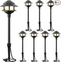 VENUS MANUFACTURING Low Voltage Landscape Lights LED Outdoor Pathway Light 12V AC 2.2W 32Lumen Warm White Landscape Lighting for Garden Path Driveway Yard 8Pack
