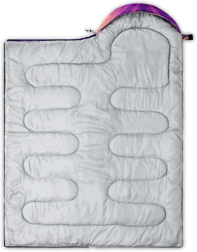 AILONEN Pink Flamingo Sleeping Bag for Kids GirlsWarm and Cool WeatherLightweightWaterproof BackpackingTropical Flamingo Theme Palm Leaves Sleeping Bag for Camping