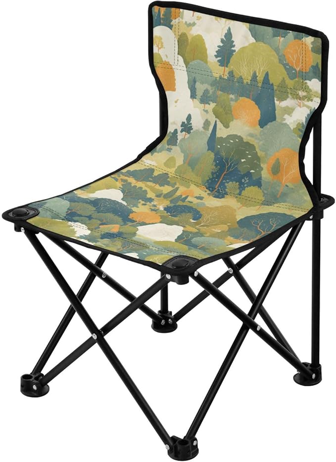 KLL Nature Green Mountain Design Foldable Keyword Ultralight Portable Chair Carry Bag Included Ice Fishing Chairs for Ice Fishing Camping