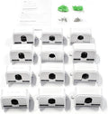 ASAHOM Wall-Mount Enclosure Kit for Govee Permanent Outdoor Lights 2（Model: H705B H705C H705D H705E H705F） and Wall Mount Enclosure Kit for ASAHOM S1070 S1080 Permanent Christmas Lights White