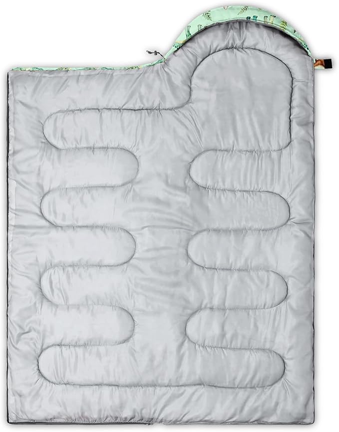 AILONEN Cartoon Camping Sleeping Bag for Boys Girls AdultsLightweight &amp Waterproof3 Season Warm &amp Cold WeatherPortablePrinted Sleeping BagTravelingCampingHiking