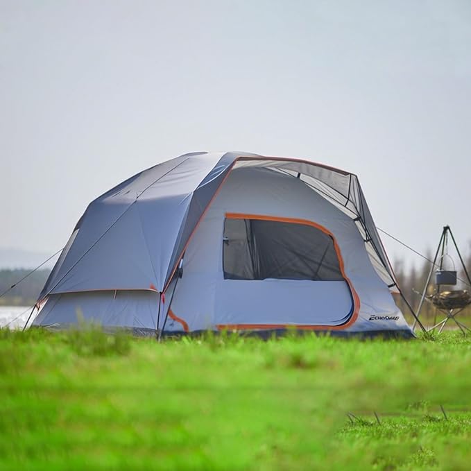EchoSmile 2/4 Person Camping Tent Lightweight Dome Family Tent with Rainfly Easy Setup Waterproof &amp Windproof Outdoor Shelter for Group Hiking Backpacking 3-Season Use