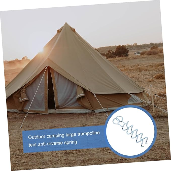 3Pcs Heavy Duty Iron Tent Stakes Durable Camping Pegs for Securing Tents Canopies and Tarps for Hard Ground Use Outdoor Camping Accessories
