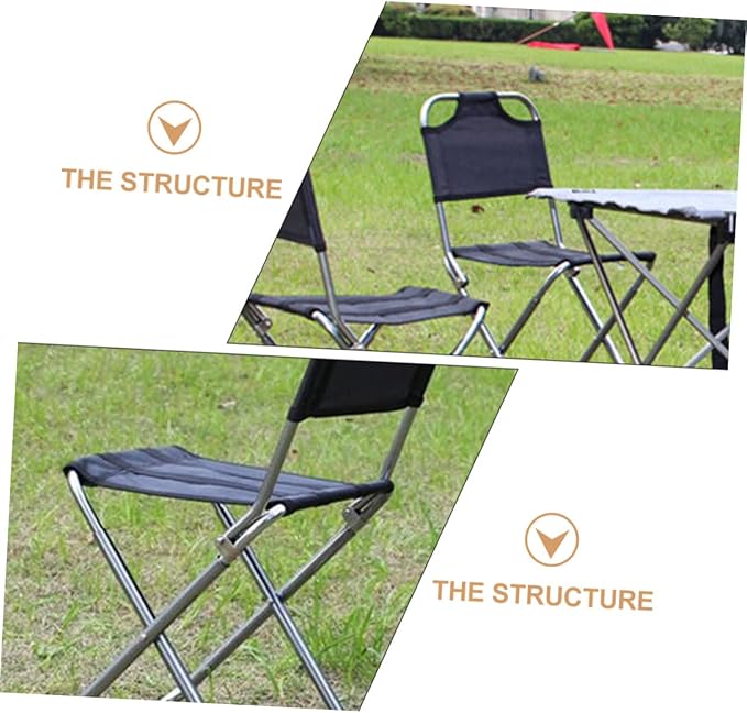 Lightweight Portable Fishing Folding Chair Foldable Camping Stool for Outdoor Activities Travel and Gardening Durable Easy to Carry Versatile Use