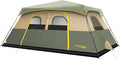 FanttikOutdoor Camping Tent 4/6/8/10 Person Instant Cabin Tent Setup in 60 Seconds with Rainfly &amp Windproof Portable with Carry Bag for Family Camping &amp Hiking Upgraded Ventilation