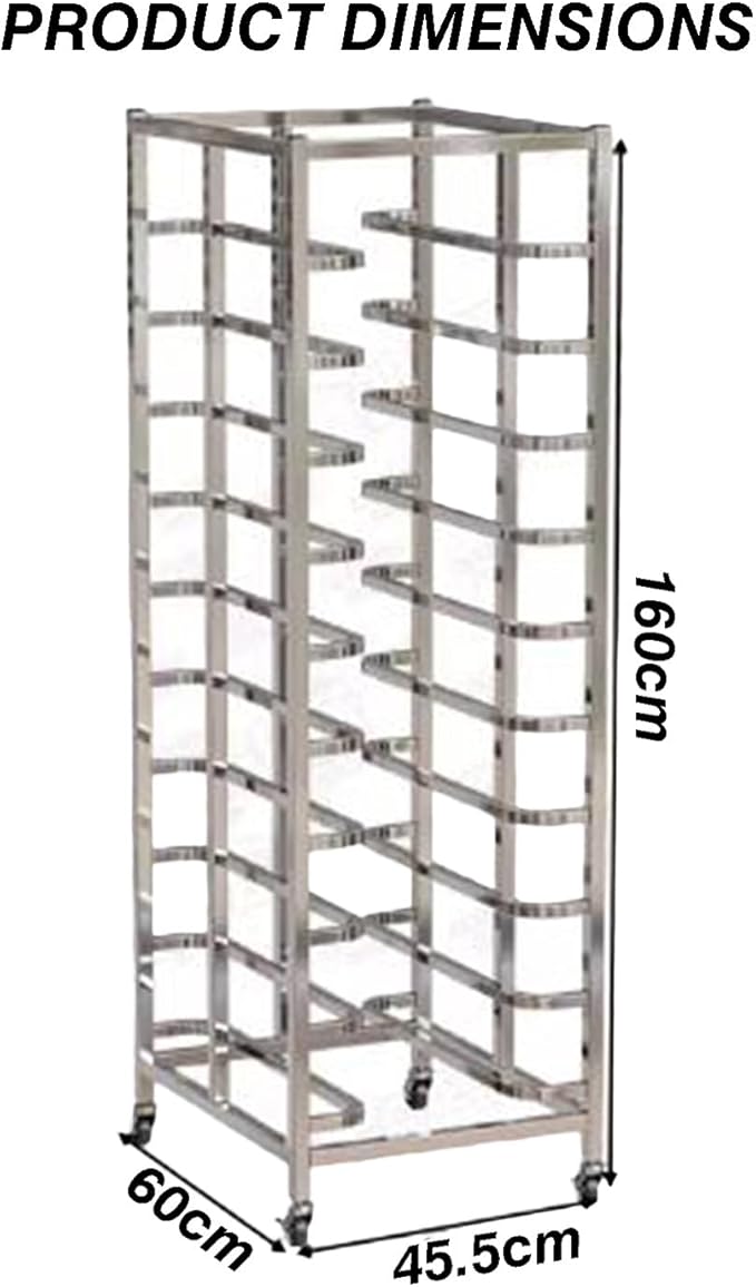 Quick Rack for Baking PansHeavy-Duty Stainless Steel Baking Cooling Rack Commercial Grade Bread Pan Tray for Bakeries &amp Professional Kitchens - Perfect for Baking &amp Cooling Pastries