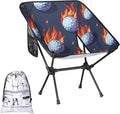 Honeybaby Folding Camping Chair Fire Golf Ball Camping Chairs Lightweight Portable Chair Outdoor Foldable Chairs for Camping Travel Picnic Beach Hiking