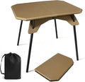 LiveGo Outdoor Foldable Camping Table Portable Lightweight Picnic Table with Height Adjustable Legs Collapsible &amp Carry Bag Dining Table for Kitchen Garden Beach Fishing BBQ Indoor Outdoor