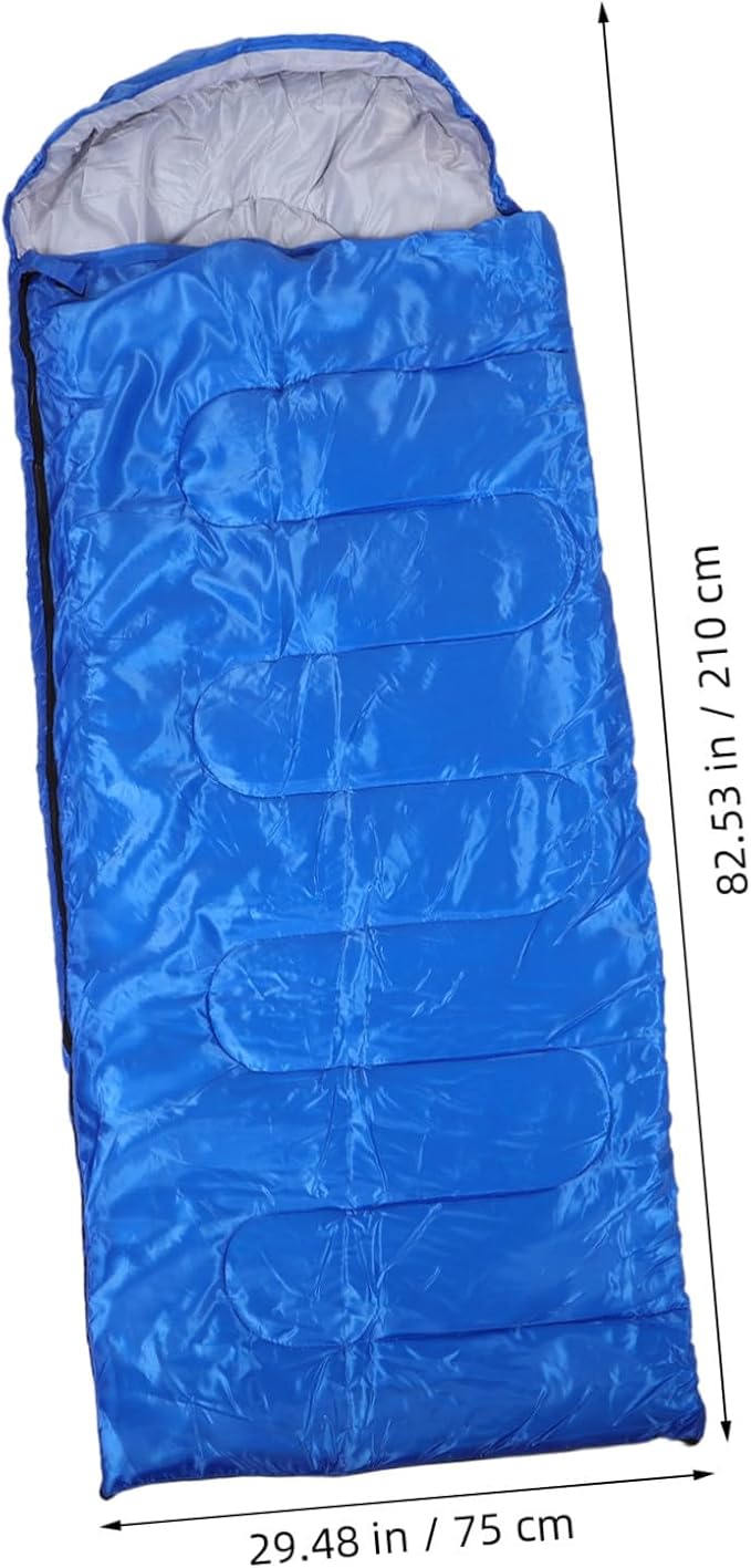 Warm Envelope for Adults Lightweight Hollow Cotton Insulated Outdoor Camping Gear Wide Design for Backpacking Hiking and Cold Weather Travel