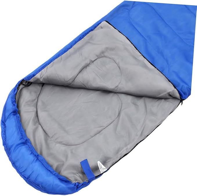 TOYANDONA Thickened Camping Sleeping Bag for Adults Winter Bag Drawstring Hood Lightweight for Hiking Backpacking Camping Gear