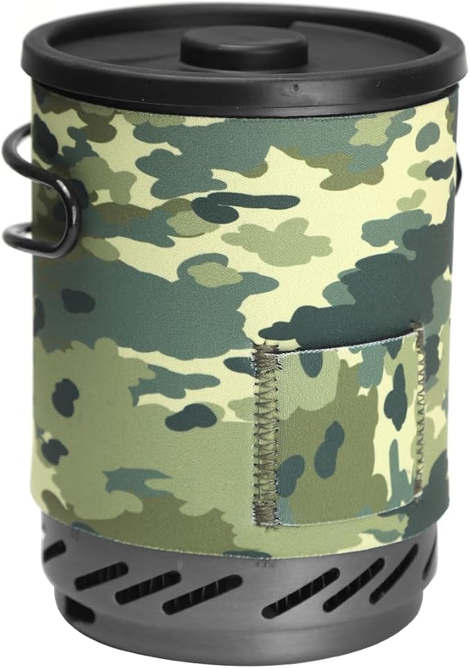 Fire-Maple Fixed Star 1 Personal Cooking System | Pot/Jet Burner Stove System with Electric Ignition | Ideal for Hiking Camping Backpacking Fishing Hunting Trips and Emergency Use