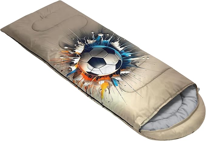 QOOMO Camping Sleeping Bags3 Season Warm &amp Cool WeatherLightweightWaterproof Sleeping Bags for Adults &amp KidsTravelingand OutdoorsCamping Gear Equipment