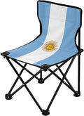 DOMIKING Argentina Flag Kids' Portable Camping Chairs for Outdoor Fishing Chairs with Carry Bag Folding Chair for Travel Camping Hiking