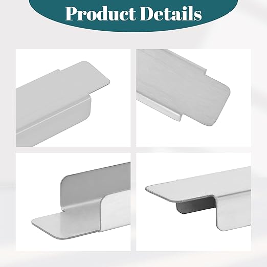 tonchean 12PCS 20.67 Inch Stainless Steel Steam Table Adapter Bars Metal Cooler Food Divider Rods for Hotel Pan Configuratio Commercial Food Service Use