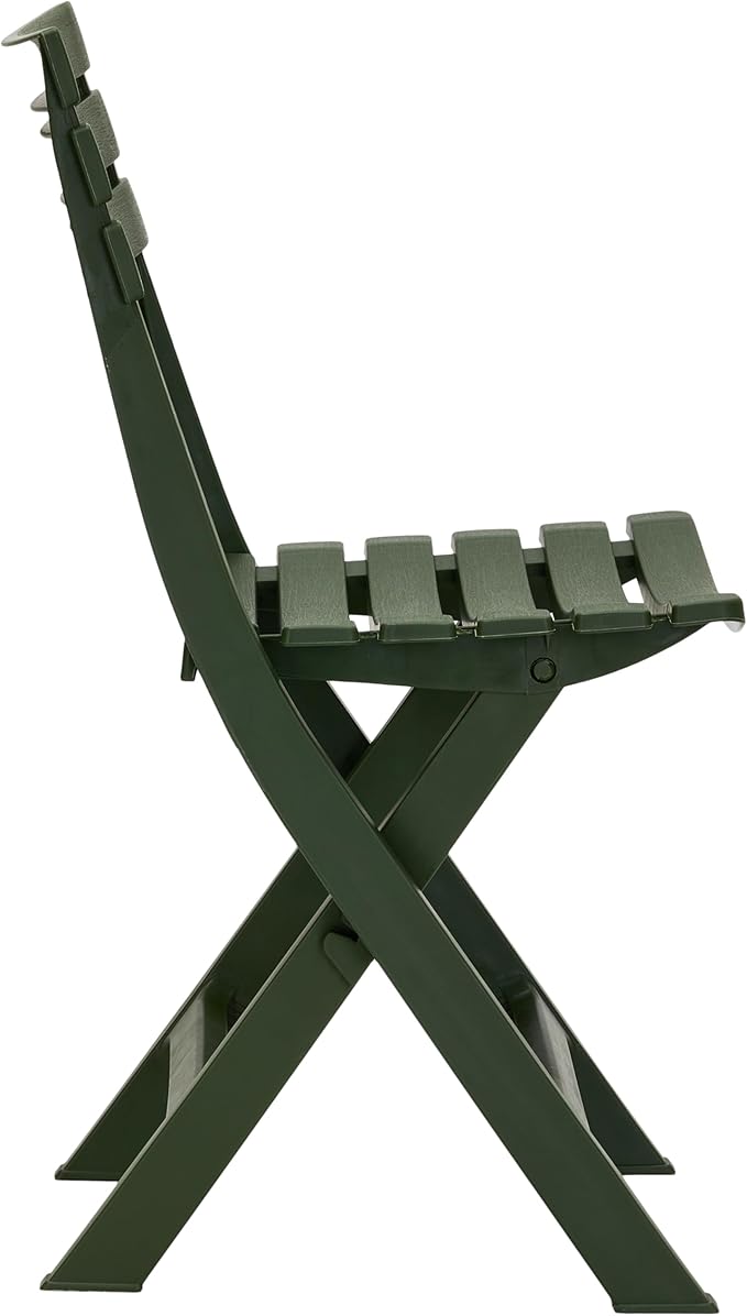 Terrasse Folding Chair – Versatile Camping Chairs Armless Folding Camping Chairs All-Weather Outdoor Patio Chairs Travel-Friendly Lawn Chairs Folding &amp Comfortable Beach Chairs (2 Avocado Gree