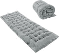 REDCAMP Folding Cot Pads for Sleeping Extra Thick Soft Comfortable Velvet &amp Corduroy Cotton Camping Cot Mattress Pad for Backpacking Hiking Black Blue Brown Grey 75x30 inches