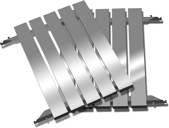 Stainless Steel Folding Side Shelves Pair of 2 Fit for Large Big Green Egg Grill 50% More Cooking Area Foldable Grill Table Accessories with Hardware