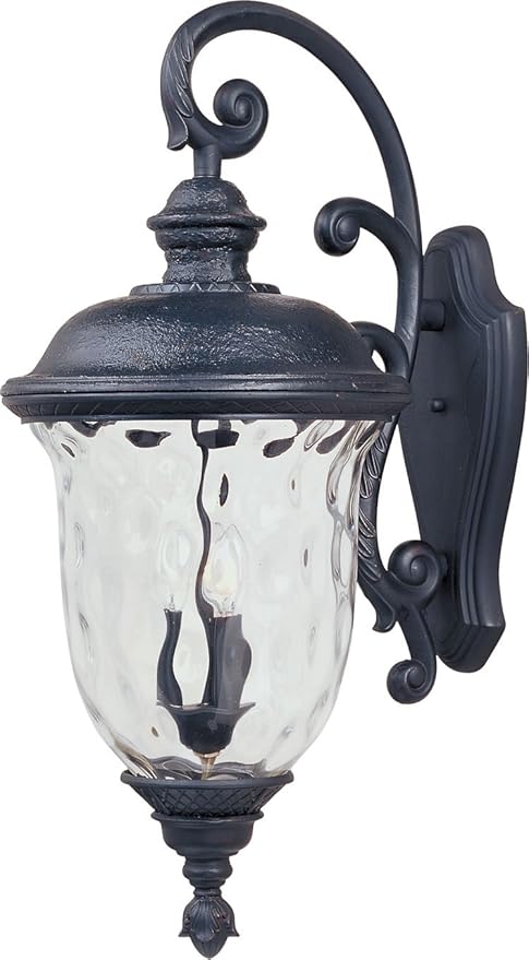 Maxim Carriage House DC-3 Light Outdoor Wall Lantern in Early American style-14 Inches Wide by 31 inches high