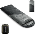 ASHOMELI Camping Sleeping Bags for Adults - 4 Season Warm &amp Cool Weather - Summer Spring Fall Winter Lightweight Waterproof Sleeping Bag for Camping Traveling Indoors and Outdoors