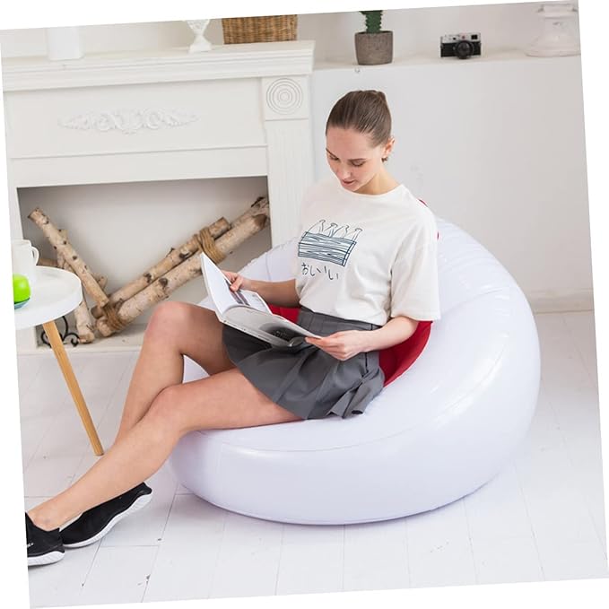 Inflatable Lounge Chair Reclining Camping Oversized Lawn Chair for Outdoor Travel Festivals