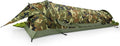 GEERTOP Ultralight Single Person Bivy Tent for Camp Waterproof 1 Man Tent for Camping Hiking Backpacking Hunting Outdoor Survival Gear - Easy Set Up