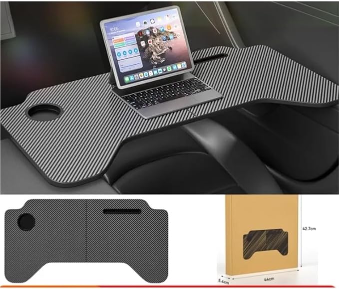 Folding Car Camping Table Compatible For Tesla Model 3/Y Steering Wheel Laptop Foldable Tray Food Desk Portable Office ﻿