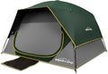 4/6 Person Blackout Camping Tent Easy Setup Waterproof Family Dome Tent for Camping with Rainfly Portable Double Layer Large Family Tent for Outdoor Camping&ampHiking