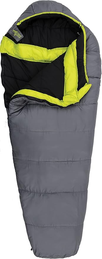 Cedar Ridge Alloy 0° Sleeping Bag - Gray/Citrus