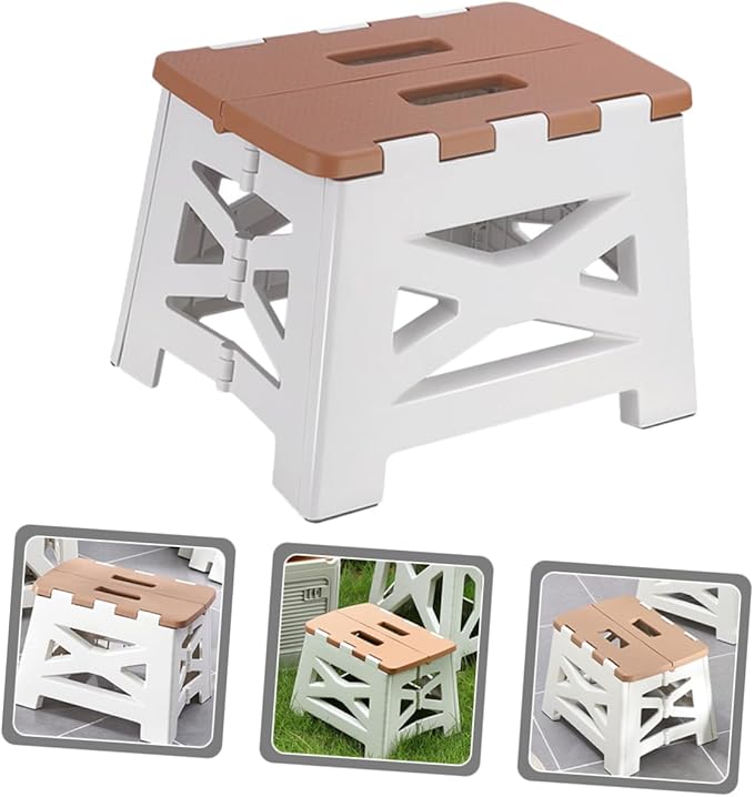 HANABASS Portable Folding Stool Lightweight and Compact Fishing and Camping Chair for Outdoor Activities Beach Trips and Bbqs Easy to Carry Storage Bag