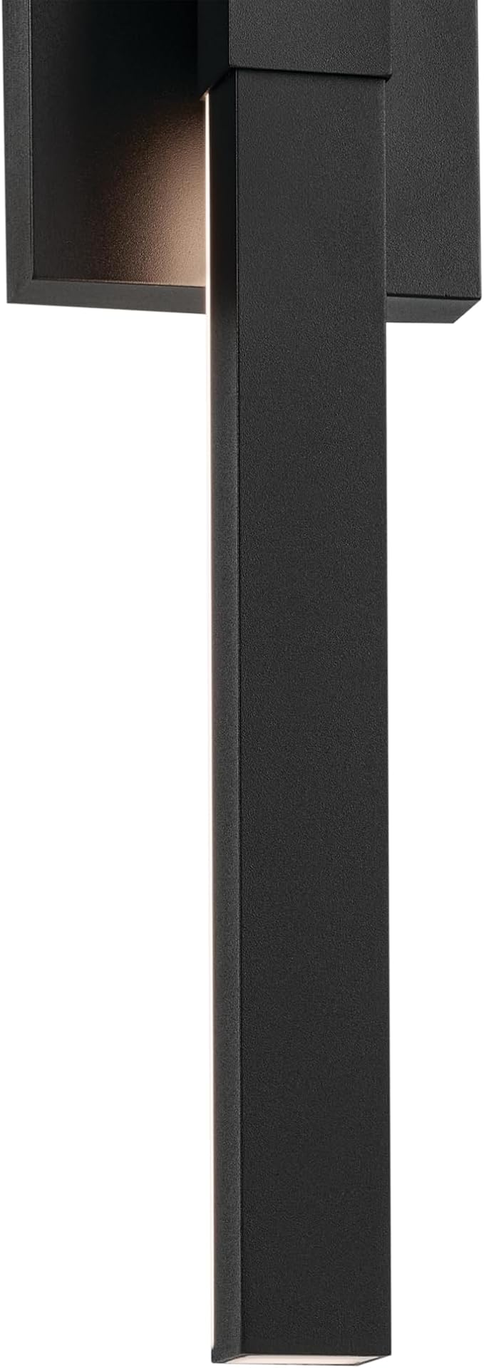 Kichler Nocar LED Textured Black Modern Garage or Patio Outdoor Wall Light for Outdoor Walls Exterior Doors Garage Porch or Patio Walls 30