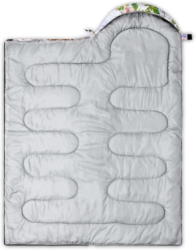 CVHOUSE Camping Sleeping Bags3 Season Warm &amp Cool WeatherLightweightWaterproof Sleeping Bags for Adults &amp KidsTravelingand OutdoorsCamping Gear Equipment