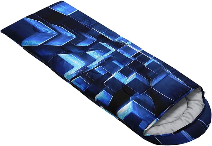 Kids Sleeping Bag for Boys GirlsBohemian Cowboy Print-Lightweight Warm Portable Outdoor Indoor-Waterproof Cold Weather Resistant Sleeping Bag for Camping Hiking