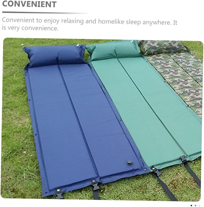 Hemoton Inflatable Camping Pad Portable Sleeping Mat for Wear Resistant Design Convenient Lightweight Camping Accessory for Tents and Day Trips