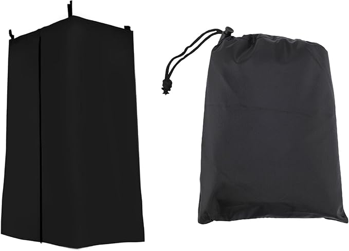 Asixxsix Boat Privacy Curtain Heavy Duty Sun Proof Oxford Cloth Hanging Changing Room with Storage Bag Water Proof Pontoon Tent for Pontoon Boats Yachts Outdoor Camping Beach