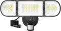 150W Plug in Motion Flood Lights Outdoor 15000LM LED Motion Sensor Outdoor Lights Dusk to Dawn Security Floodlights Waterproof IP65 Exterior Lighting for Outside House Garage