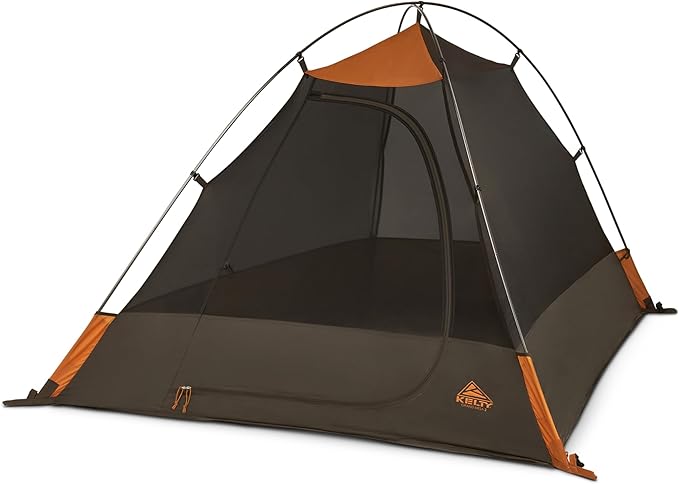 Kelty Grand Mesa 2P or 4P Backpacking Tent – 3 Season Camping Thru Hiking Shelter Aluminum Pole Frame Single Door + Vestibule 2024 Model