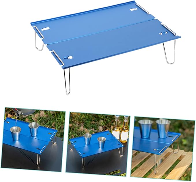 Camping Table Portable Outdoor Table for Picnic BBQ and Beach Easy to up and Carry and Stable Design