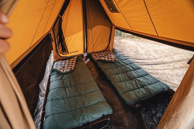 WHITEDUCK Rover Canvas Scout Tent Waterproof 4 Season Luxury Outdoor Camping and Glamping Yurt Tent