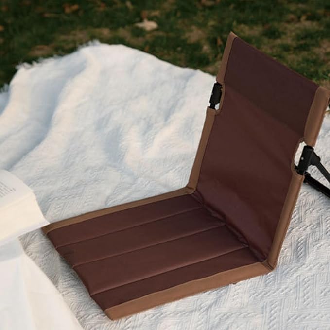 Legless Chair - Folding Chair Camping Folding Beach Chairs | Low Profile Beach Chairs with Stable Triangular Base Beach Chair with High Strength Backpack Beach Chairs for Picnic Camping Travel