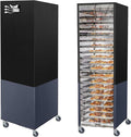SUDIWEI Commercial Bread Racks Cover with Zipper 20tier Sheet Pan Rack/Bun Pan Rack Cover with Vents 23X28X64 Kitchen Brkery Rack Cover Waterproof Bakery Single Rack Covers